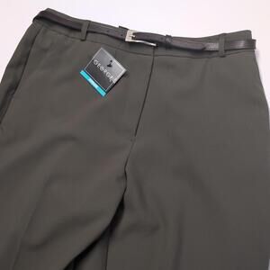 George Women’s Pants Size 14 Average Straight Fit Green Formal Wear